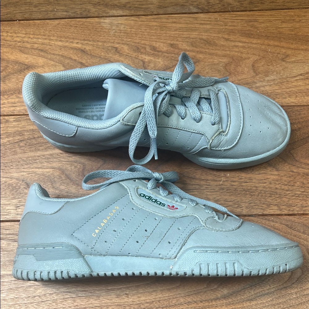 adidas Yeezy Powerphase Calabasas Grey Sneakers - Picture 3 of 7